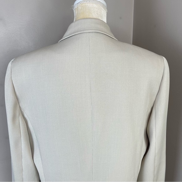 Vintage Evan Picone Blazer Sz 14 One Button Front Beige color - Picture 5 of 16